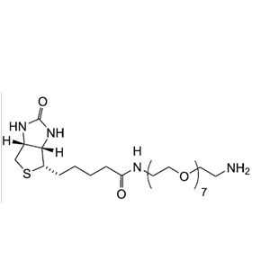 Biotin-PEG7-NH2