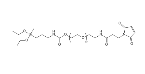 二乙氧基硅烷-聚乙二醇-马来酰亚胺,Diethoxylsilane-PEG-Mal