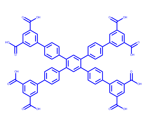 1,2,4,5-四(3',5'-二羧基联苯-4-基)苯,4'',5''-bis(3',5'-dicarboxy-[1,1'-biphenyl]-4-yl)-[1,1':4',1'':2'',1''':4''',1''''-quinquephenyl]-3,3'''',5,5''''-tetracarboxylic acid