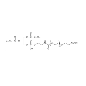 DMPE-PEG-COOH 1,2-十四酰基磷脂酰乙醇胺-聚乙二醇-羧基