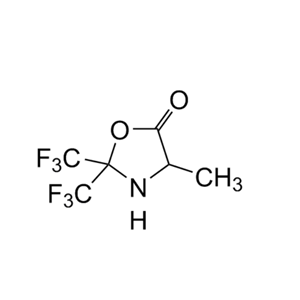 4-methyl-2,2-bis(trifluoromethyl)oxazolidin-5-one