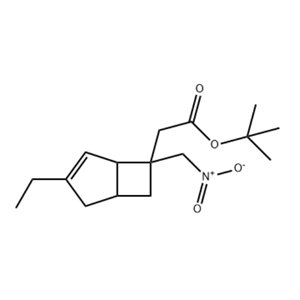 叔-丁基 2-(3-乙基-6-(硝基甲基)二环[3.2.0]庚-3-烯-6-基)醋酸盐