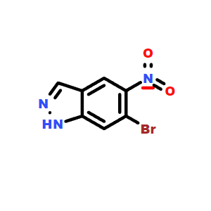 6-溴-5-硝基- 1H-吲哚,6-Bromo-5-nitro-1H-indazole