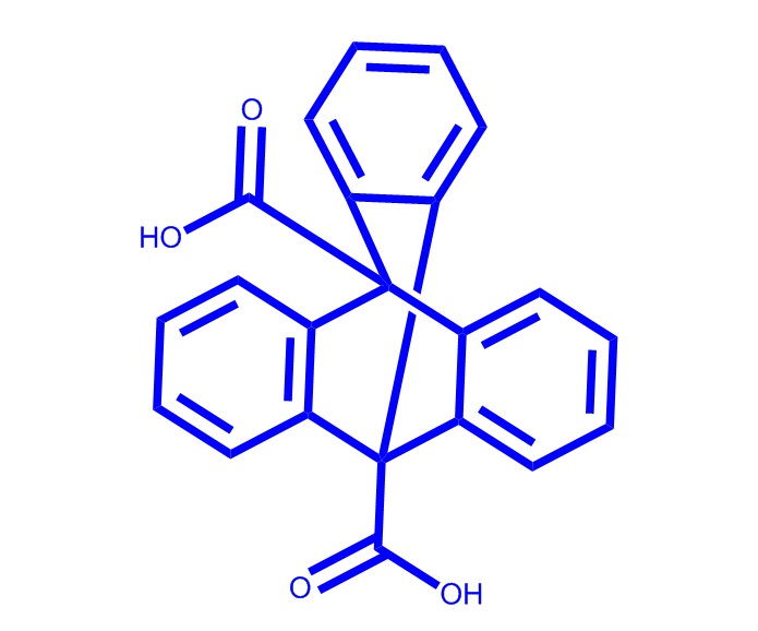 三蝶烯二甲酸,9,10[1',2']-Benzenoanthracene-9,10-dicarboxylic acid