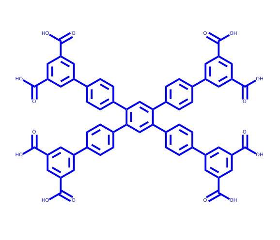 1,2,4,5-四(3',5'-二羧基聯(lián)苯-4-基)苯,4'',5''-bis(3',5'-dicarboxy-[1,1'-biphenyl]-4-yl)-[1,1':4',1'':2'',1''':4''',1''''-quinquephenyl]-3,3'''',5,5''''-tetracarboxylic acid