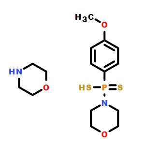 (4-甲氧基苯基)吗啉基-二硫代膦酸与吗啉的化合物