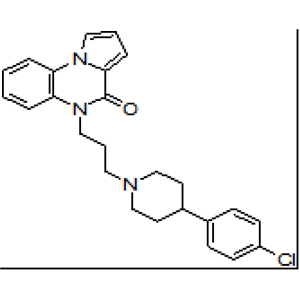 Pyrrolo[1,2-a]quinoxalin-4(5H)-one,5-[3-[4-(4-chlorophenyl)-1-piperidinyl]propyl]-,Pyrrolo[1,2-a]quinoxalin-4(5H)-one,5-[3-[4-(4-chlorophenyl)-1-piperidinyl]propyl]-