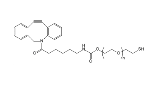 二苯并環(huán)辛炔-聚乙二醇-巰基,DBCO-PEG-SH