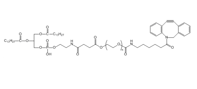 DMPE-聚乙二醇-氮杂二苯并环辛炔,DMPE-PEG-DBCO