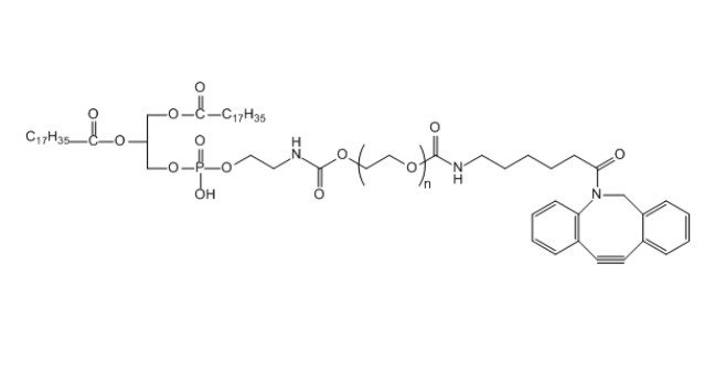 二硬脂酰基磷脂酰乙醇胺-聚乙二醇-二苯并环辛炔,DSPE-PEG-DBCO