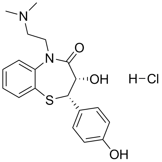 地尔硫卓 O-去乙酰基-O-去甲基盐酸盐,Diltiazem O-Desacetyl-O-Desmethyl HCl