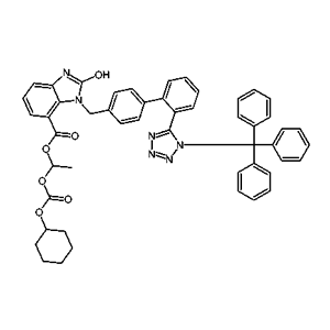 坎地沙坦去乙基 N1三苯甲基类似物,Candesartan Cilexetil Desethyl N1-Trityl Analog