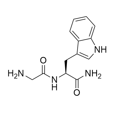 (2S)-2-[(2-aminoacetyl)amino]-3-(1H-indol-3-yl)propanamide,GWamide