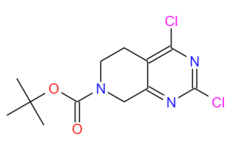 2,4-二氯-5,6-二氫吡啶并[3,4-d]嘧啶-7-甲酸叔丁酯,2,4-Dichloro-5,8-dihydro-6H-pyrido[3,4-d]pyrimidine-7-carboxylic acid tert-butyl ester