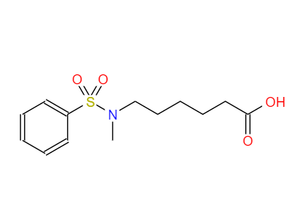 N-甲基-N-苯磺酰氨基己酸,6-(Benzenesulfonyl-methyl-amino)-hexanoic acid