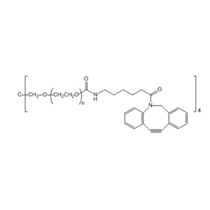 4-ArmPEG-DBCO 四臂聚乙二醇-二苯并環(huán)辛炔