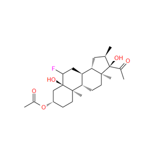 6beta-fluoro-3beta,5alpha,17-trihydroxy-16alpha-methylpregnan-20-one 3-acetate,6beta-fluoro-3beta,5alpha,17-trihydroxy-16alpha-methylpregnan-20-one 3-acetate