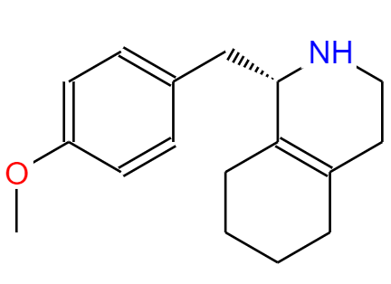 （S）-1-（4-甲氧基苄基）-1,2,3,4,5,6,7,8-八氢异喹啉,(S)-1-(4-Methoxybenzyl)-1,2,3,4,5,6,7,8-octahydroisoquinoline