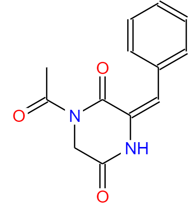 1-Acetyl-3-benzylidene-piperazine-2,5-dione