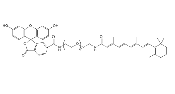 荧光素-聚乙二醇-全反式维甲酸,FITC-PEG-Tretinoin
