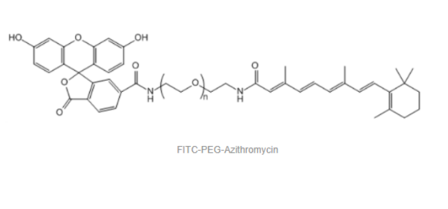 荧光素-聚乙二醇-阿奇霉素,FITC-PEG-Azithromycin