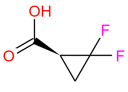 (1S)-2,2-二氟環(huán)丙烷-1-羧酸,(1S)‐2,2‐difluorocyclopropane‐1‐carboxylic acid