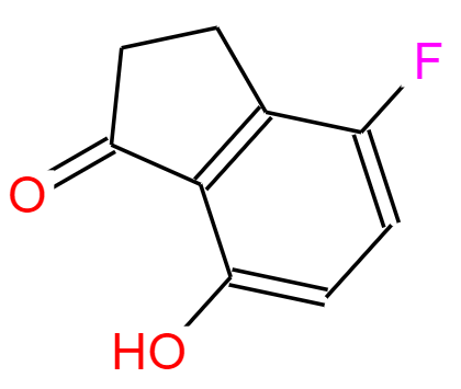 4-氟-7-羟基-2,3-二氢-1H-茚-1-酮,4-Fluoro-7-hydroxy-1-indanone