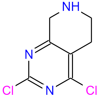 2,4-二氯-5,6,7,8-四氢吡啶并[3,4-d]嘧啶盐酸盐,2,4-Dichloro-5,6,7,8-tetrahydro-pyrido[3,4-d]pyrimidine HCl