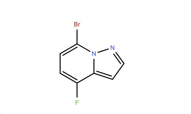 7-溴-4-氟吡唑并[1,5-A]吡啶,Pyrazolo[1,5-a]pyridine,7-bromo-4-fluoro-