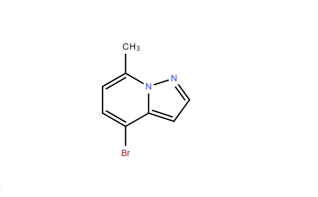 4-溴-7-甲基吡唑并[1,5-A]吡啶,Pyrazolo[1,5-a]pyridine,4-bromo-7-methyl-