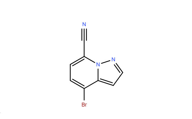 4-溴吡唑并[1,5-A]吡啶-7-甲腈,Pyrazolo[1,5-a]pyridine-7-carbonitrile,4-bromo-