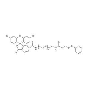 FITC-PEG-OPSS 荧光素-聚乙二醇-邻吡啶基二硫化物