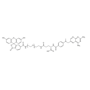 FITC-PEG-MTX 荧光素-聚乙二醇-甲氨蝶呤