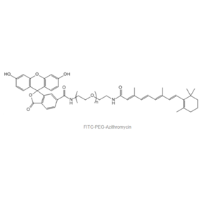FITC-PEG-Azithromycin 荧光素-聚乙二醇-阿奇霉素