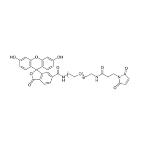 FITC-PEG2000-Mal 荧光素-聚乙二醇-马来酰亚胺