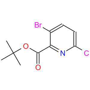 3-溴-6-氯吡啶甲酸叔丁酯,tert-Butyl 3-bromo-6-chloropicolinate