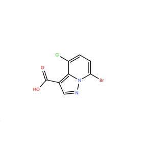 7-溴-4-氯吡唑并[1,5-A]吡啶-3-羧酸,7-Bromo-4-chloropyrazolo[1,5-a]pyridine-3-carboxylic acid