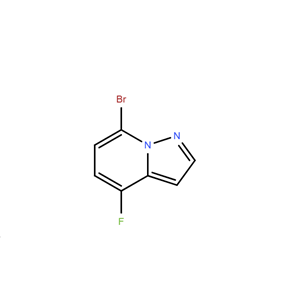 7-溴-4-氟吡唑并[1,5-A]吡啶,Pyrazolo[1,5-a]pyridine,7-bromo-4-fluoro-