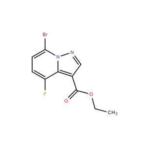 7-溴-4-氟吡唑并[1,5-A]吡啶-3-羧酸乙酯