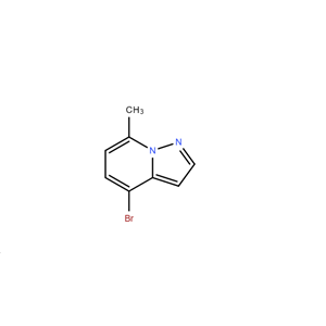 4-溴-7-甲基吡唑并[1,5-A]吡啶,Pyrazolo[1,5-a]pyridine,4-bromo-7-methyl-