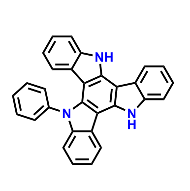 5-phenyl-10,15-dihydro-5H-diindolo[3,2-a:3',2'-c]carbazole,5-phenyl-10,15-dihydro-5H-diindolo[3,2-a:3',2'-c]carbazole