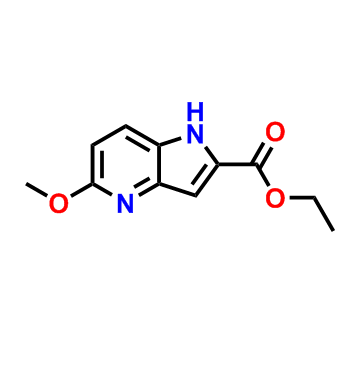 5-甲氧基-1H-吡咯并[3,2-b]吡啶-2-羧酸乙酯,Ethyl 5-methoxy-1H-pyrrolo[3,2-b]pyridine-2-carboxylate