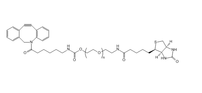 二苯并环辛炔-聚乙二醇-生物素,DBCO-PEG-Biotin