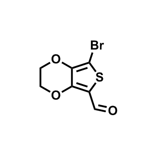 5-溴-2-(3,4-乙烯基雙氧噻吩)甲醛,7-Bromo-2,3-dihydrothieno[3,4-b][1,4]dioxine-5-carbaldehyde