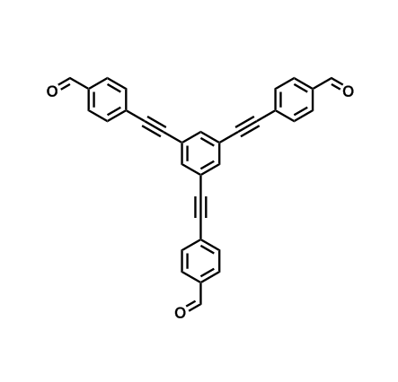 4,4',4''-[苯-1,3,5-三基三(乙炔-2,1-二基)]三苯甲醛,4,4',4''-(benzene-1,3,5-triyltris(ethyne-2,1-diyl))tribenzaldehyde