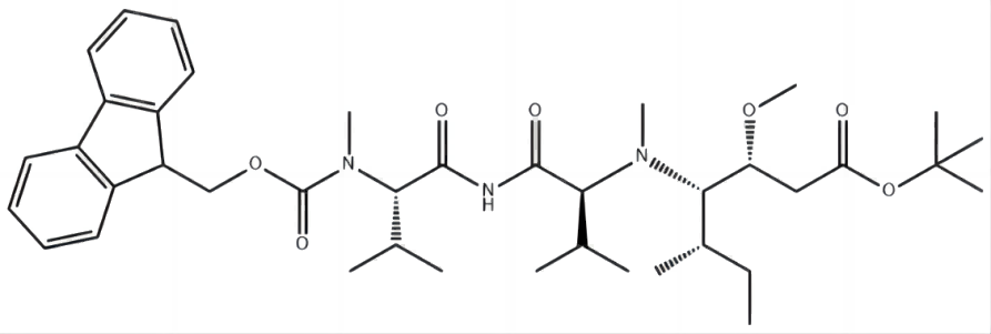 (5S,8S,11S,12R)-11-((S)-仲丁基)-1-(9H-芴-9-基)-5,8-二異丙基-12-甲氧基-4,10-二甲基-3,6,9-三氧代-2-氧雜-4,7,10-三氮雜十四烷-14-酸,tert-butyl (5S,8S,11S,12R)-11-((S)-sec-butyl)-1-(9H-fluoren-9-yl)-5,8-diisopropyl-12-methoxy-4,10-dimethyl-3,6,9-trioxo-2-oxa-4,7,10-triazatetradecan-14-oate