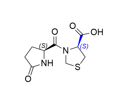 匹多莫德雜質(zhì)03,(S)-3-((S)-5-oxopyrrolidine-2-carbonyl)thiazolidine-4-carboxylic acid