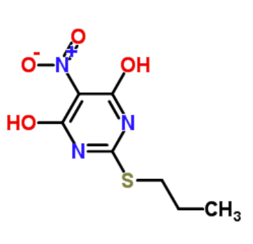 4，6-二羟基-5-硝基-2-丙硫基嘧啶,4-hydroxy-5-nitro-2-propylsulfanyl-1H-pyrimidin-6-one