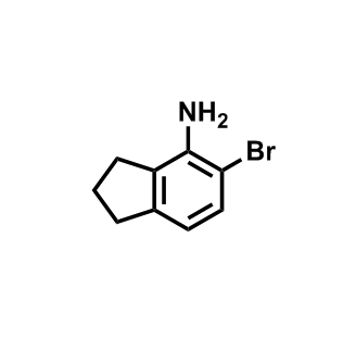 5-溴-2,3-二氢-1H-茚-4-胺,1H-Inden-4-amine, 5-bromo-2,3-dihydro-