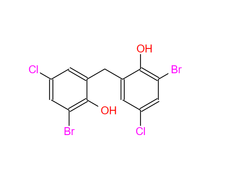 2,2'-亚甲基双(6-溴-4-氯苯酚),2,2'-Methylenebis(6-bromo-4-chlorophenol)